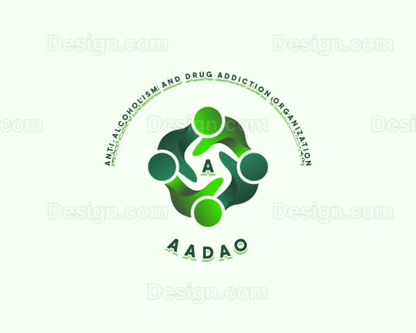 Anti-Alcoholism and Drug Addiction Organization (AADAO) Logo
